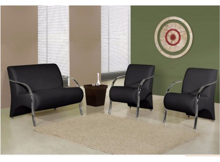 Conjunto Poltronas para recepção- Poltronas para clínicas ou sala de espera-Conjunto de Poltronas para empresas reforçado